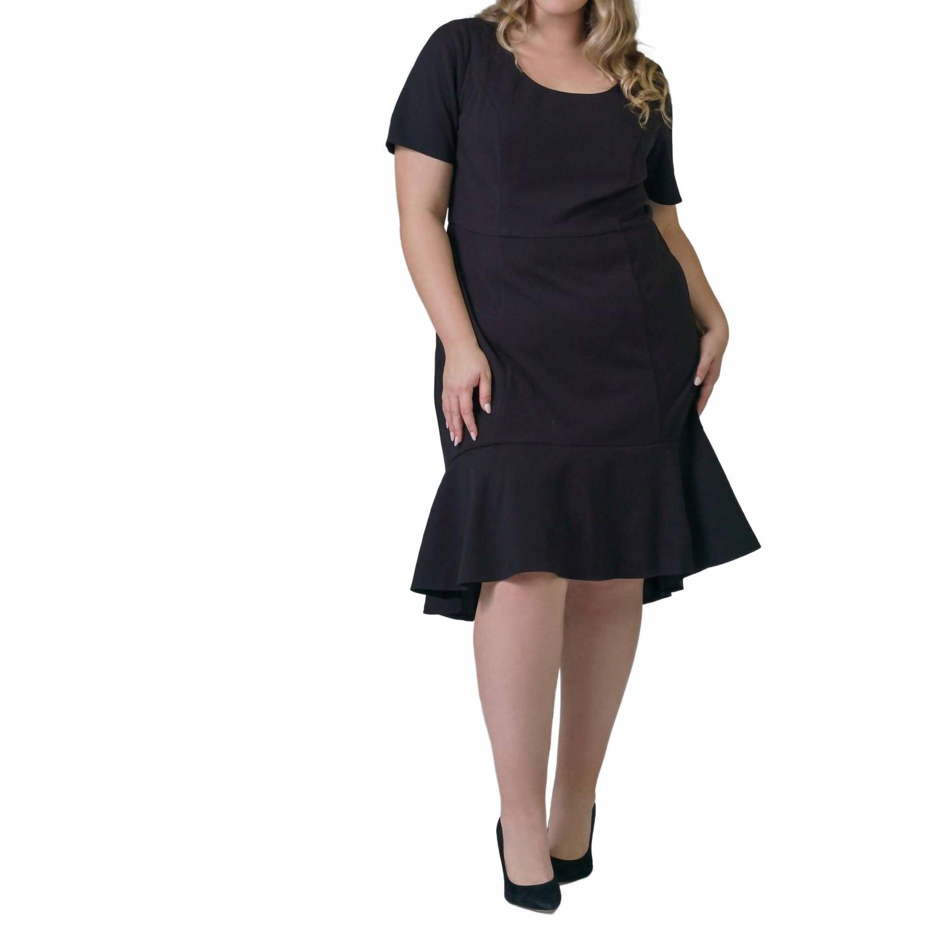 New London Times Elestria Dress - Plus Size In Black